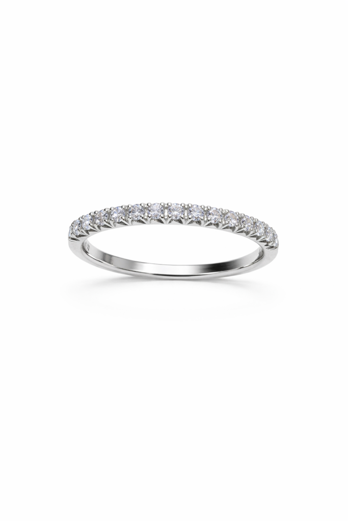 DIAMOND STACKING BAND RING — Ring | Eterna Jewels Austin TX