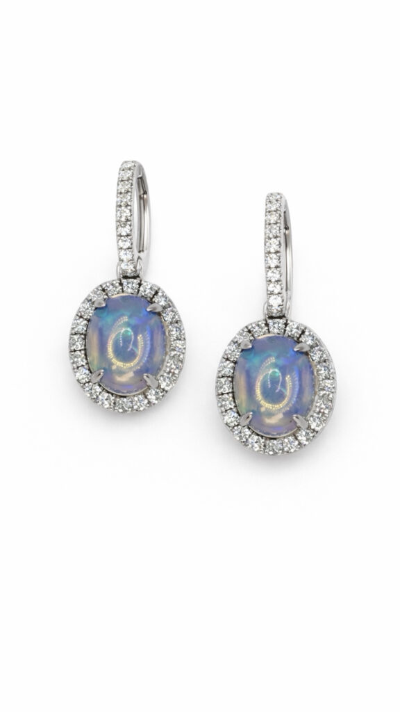 OPAL DREAM DROP EARRINGS — Ring | Eterna Jewels Austin TX