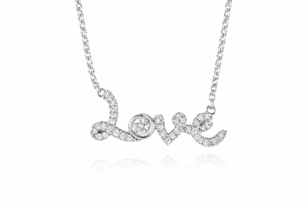 SIGNATURE DIAMOND LOVE NECKLACE — Necklace | Eterna Jewels Austin TX