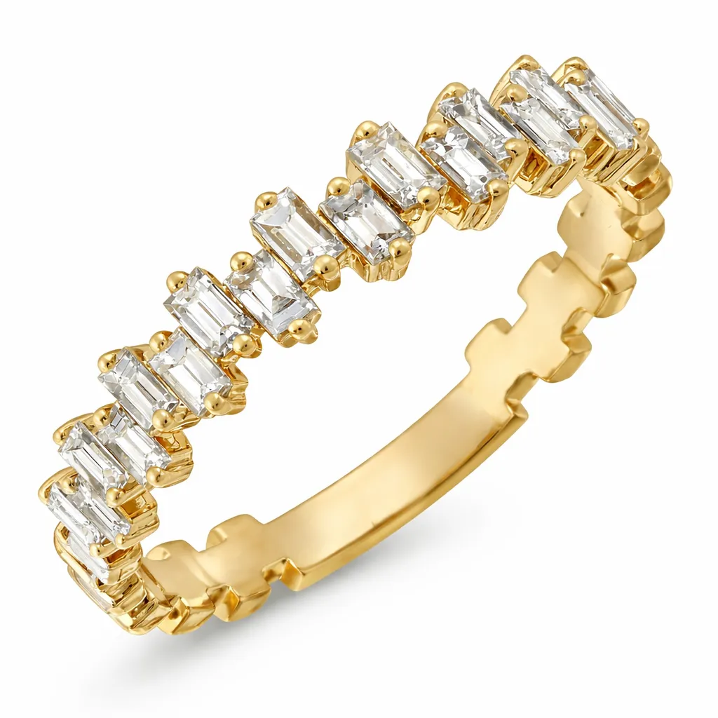 AUREX BAGUETTE RING — Ring | Eterna Jewels Austin TX