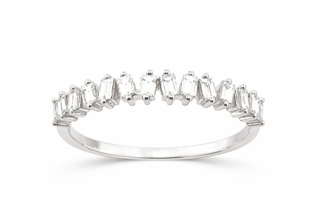 BAGUETTE ZENITH BAND RING — Ring | Eterna Jewels Austin TX
