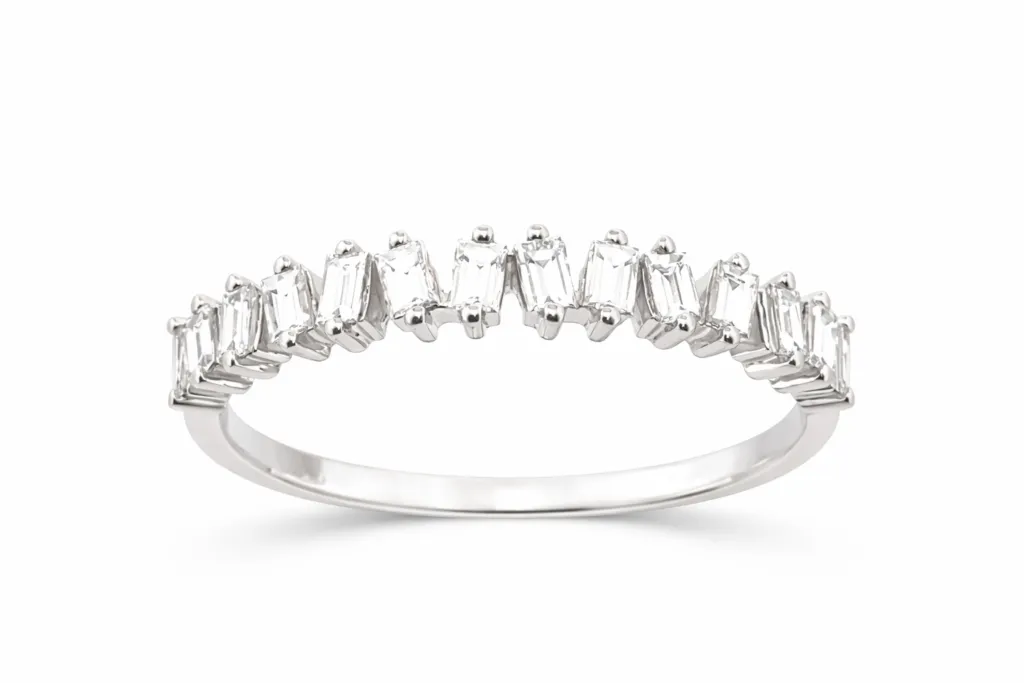 BAGUETTE ZENITH BAND RING — Ring | Eterna Jewels Austin TX