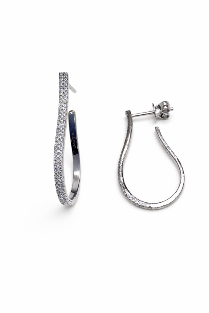 DIAMOND LUMINA DROP EARRINGS — Earrings | Eterna Jewels Austin TX