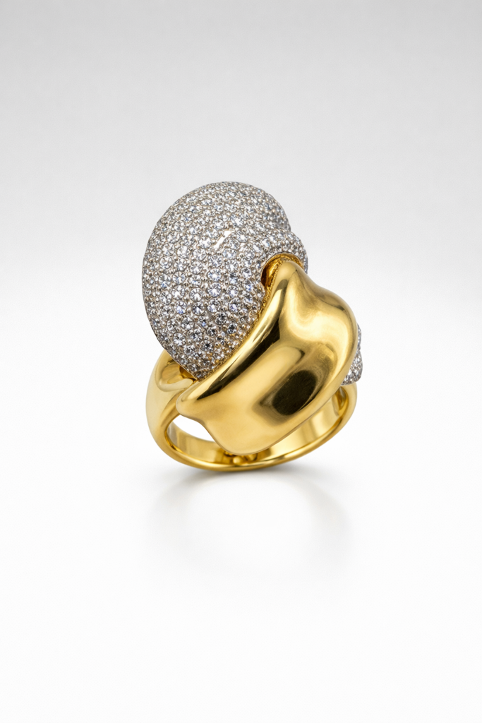 DUALITY SHIELD RING — Ring | Eterna Jewels Austin TX