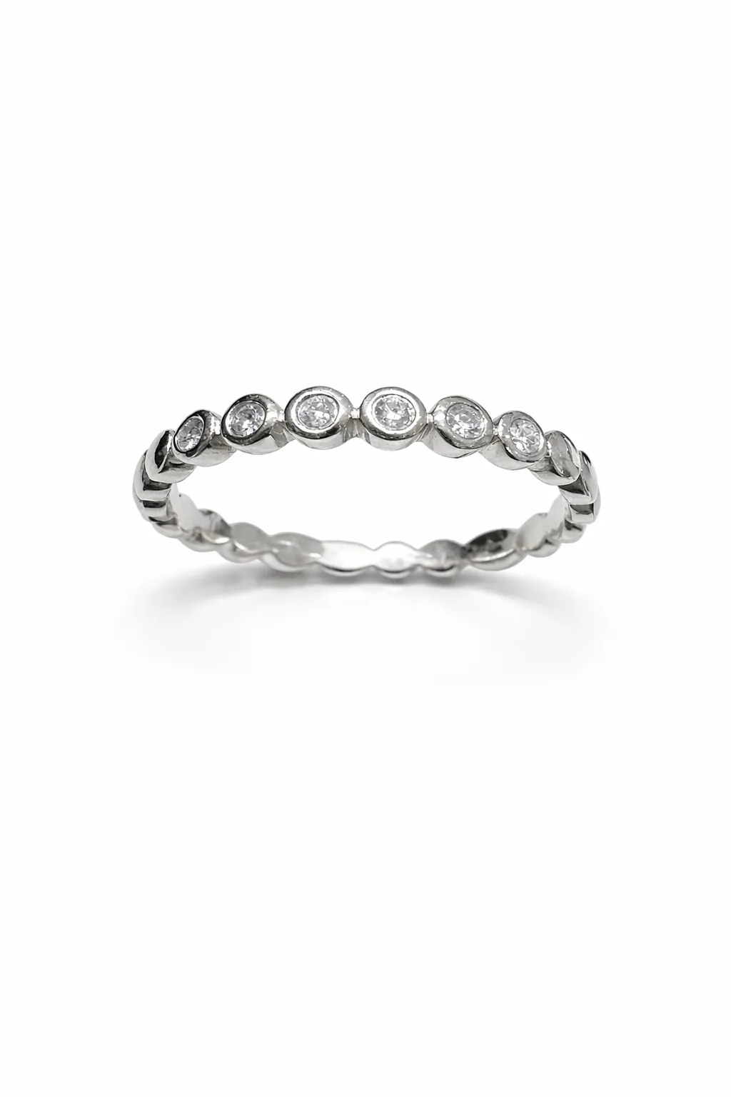 AURELIA BEZEL BAND — Ring | Eterna Jewels Austin TX