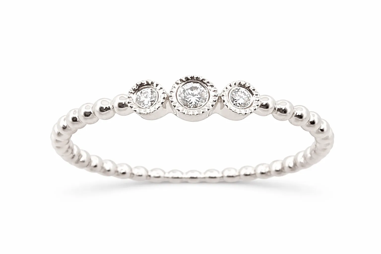 THREE GRACE DIAMOND RING — Ring | Eterna Jewels Austin TX