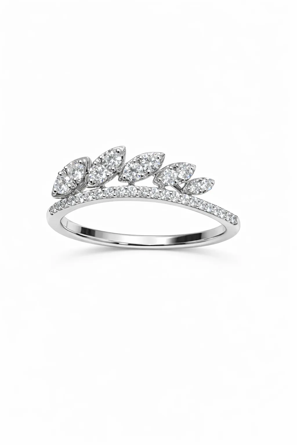 LEAF DIAMOND RING — Ring | Eterna Jewels Austin TX