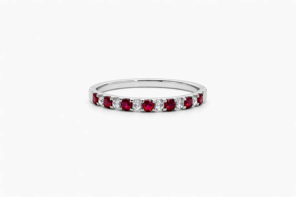RUBY LUXORA BAND RING — Ring | Eterna Jewels Austin TX