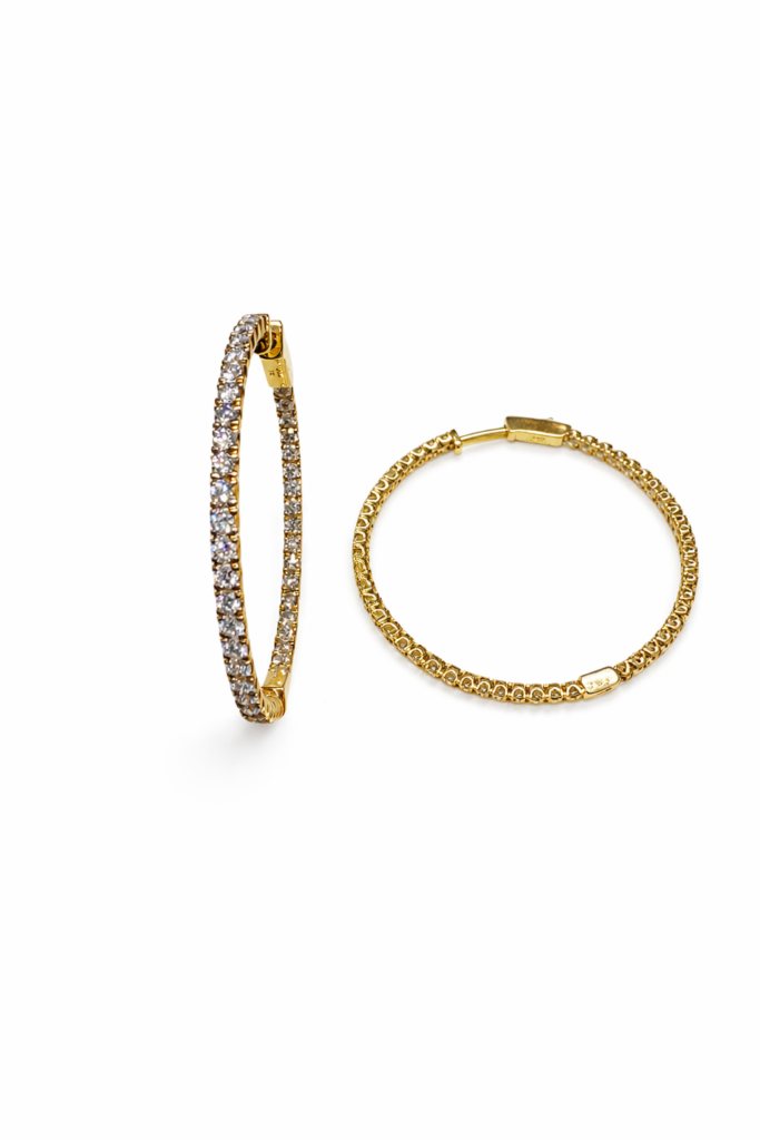 LUXE HOOPS — Earrings | Eterna Jewels Austin TX
