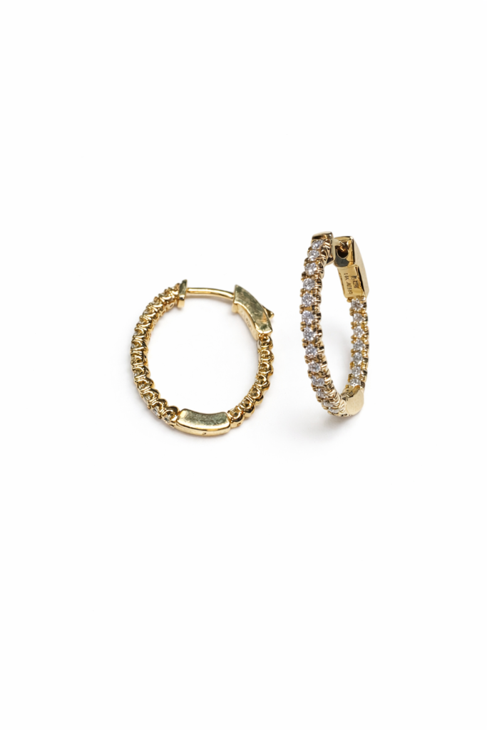 CLASSIQUE MINI HOOPS — Earrings | Eterna Jewels Austin TX