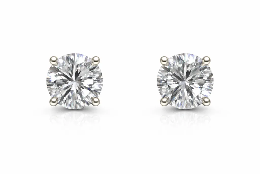 PURE LIGHT LG STUDS — Earrings | Eterna Jewels Austin TX