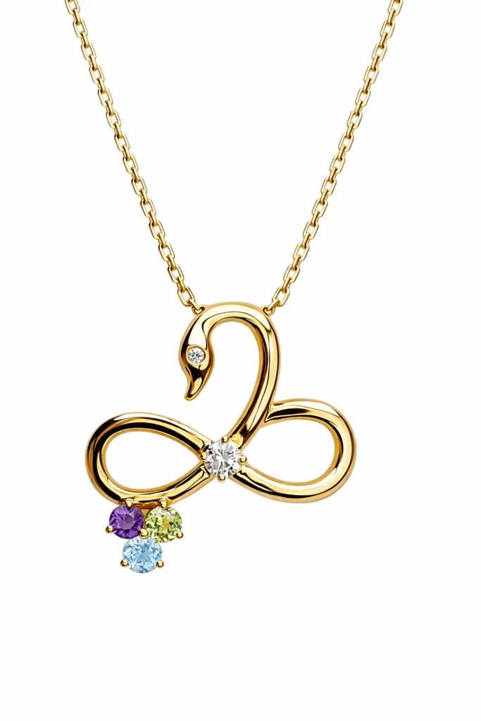 THE SIGNATURE SWAN NECKLACE — Necklace | Eterna Jewels Austin TX