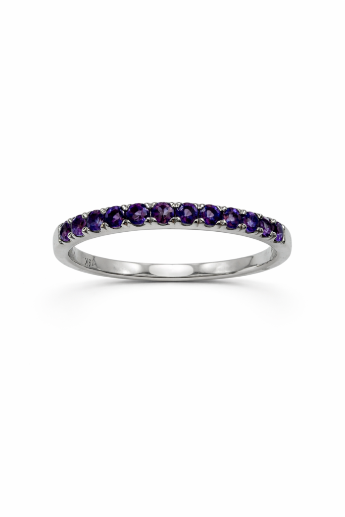 AMETHYST NOIR BAND RING — Ring | Eterna Jewels Austin TX