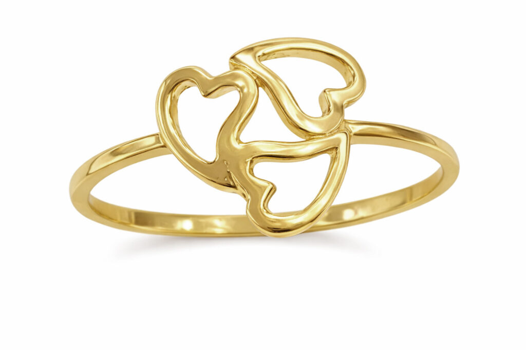 TRIPLE HEART RING 10055 — Ring | Eterna Jewels Austin TX