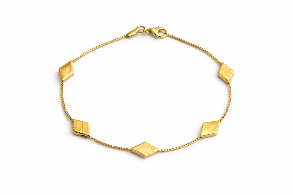 DIAMOND SHAPE BRACELET 10101 — Bracelet | Eterna Jewels Austin TX