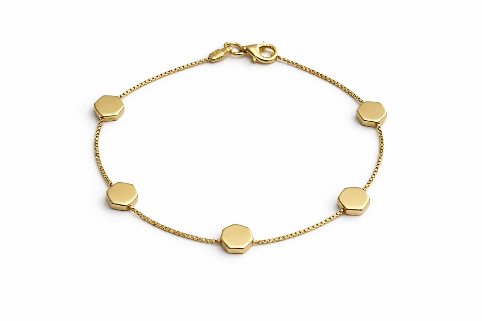 HEXAGON BRACELET 10124 — Bracelet | Eterna Jewels Austin TX