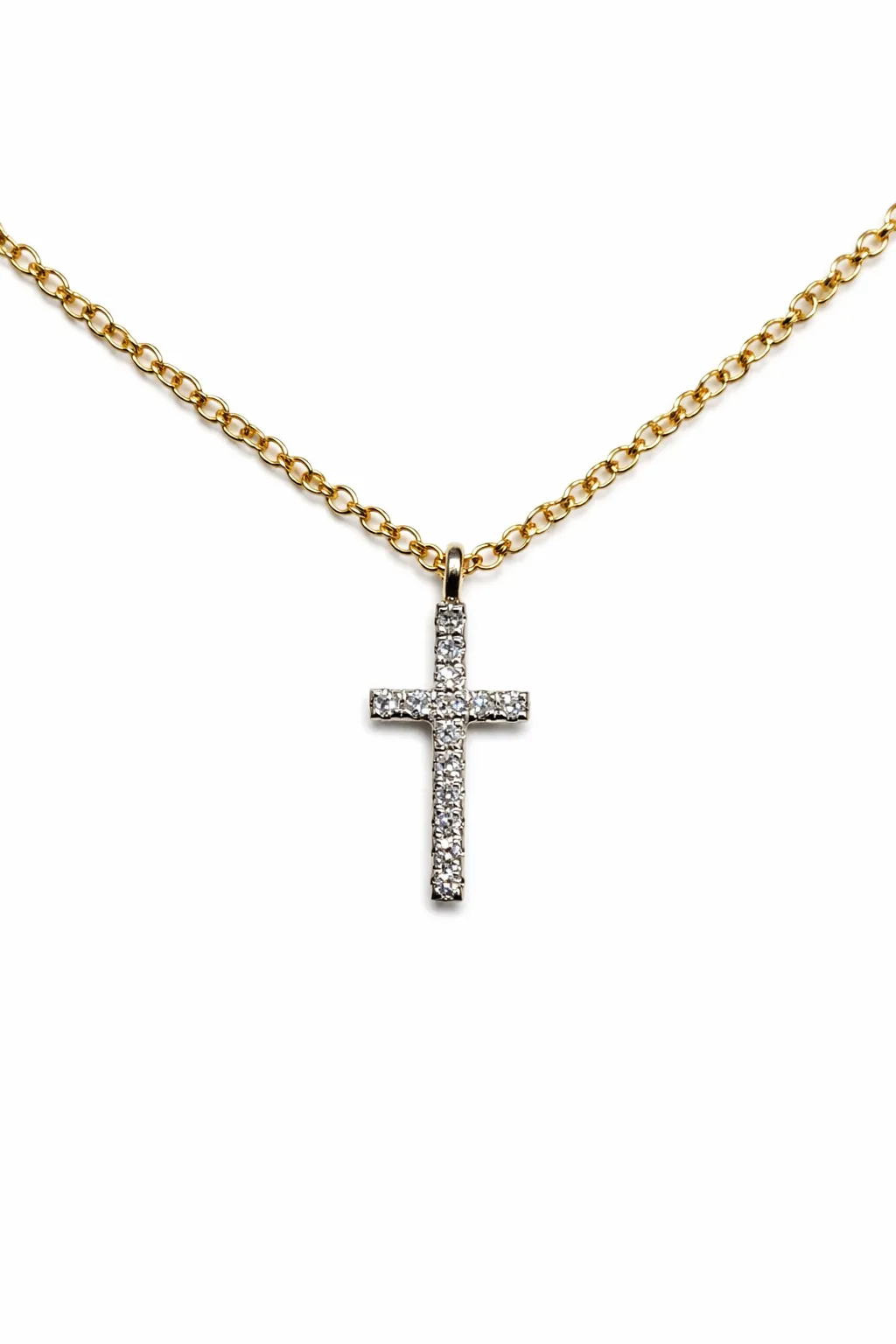 PRISM CROSS NECKLACE — Necklace | Eterna Jewels Austin TX