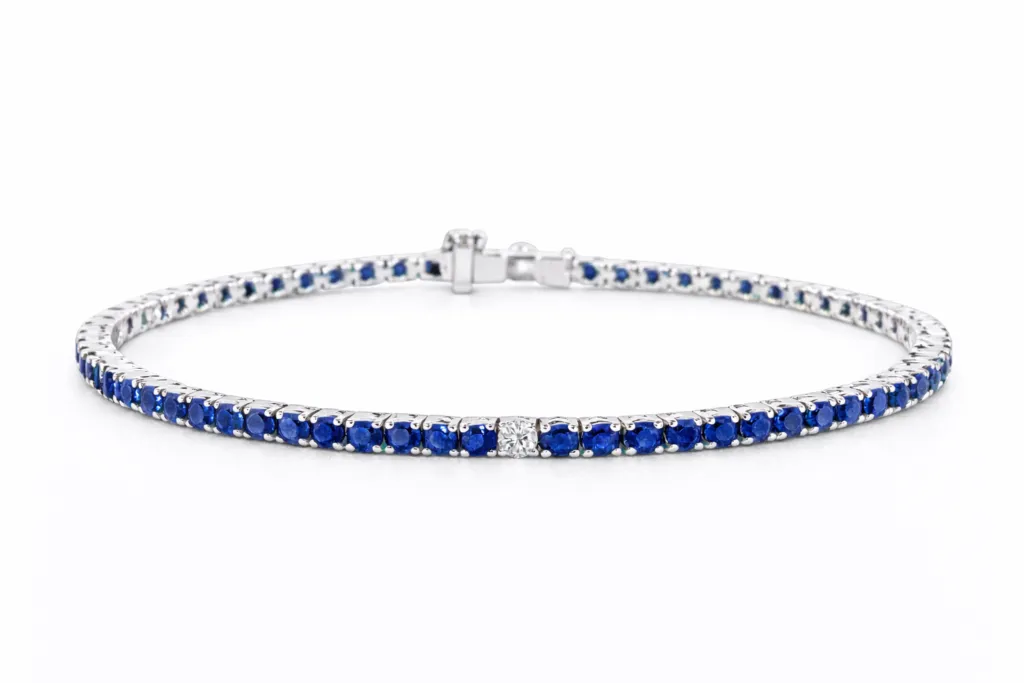SAPPHIRE ROYAL STRAND BRACELET — Bracelet | Eterna Jewels Austin TX