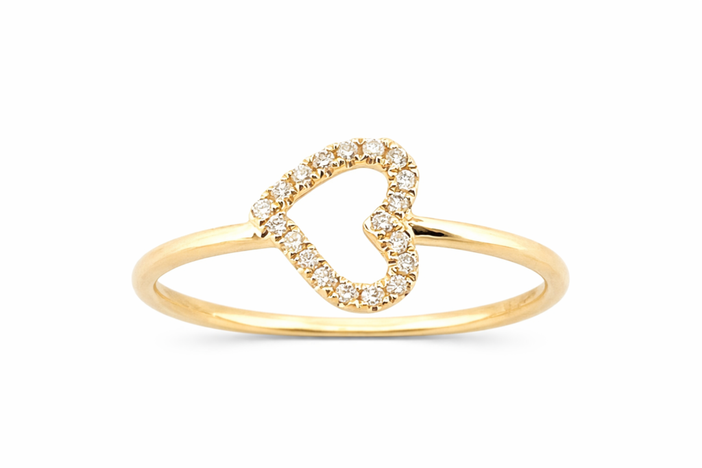 HEART DIAMOND RING — Ring | Eterna Jewels Austin TX