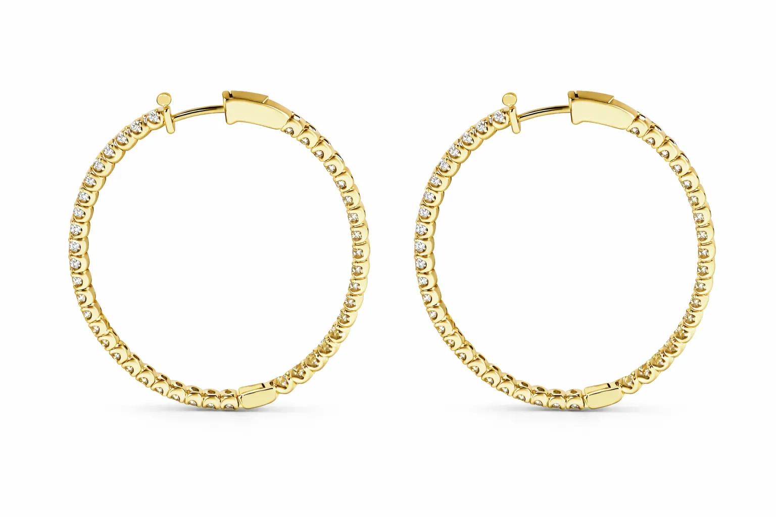LUXE HOOPS — Earrings | Eterna Jewels Austin TX