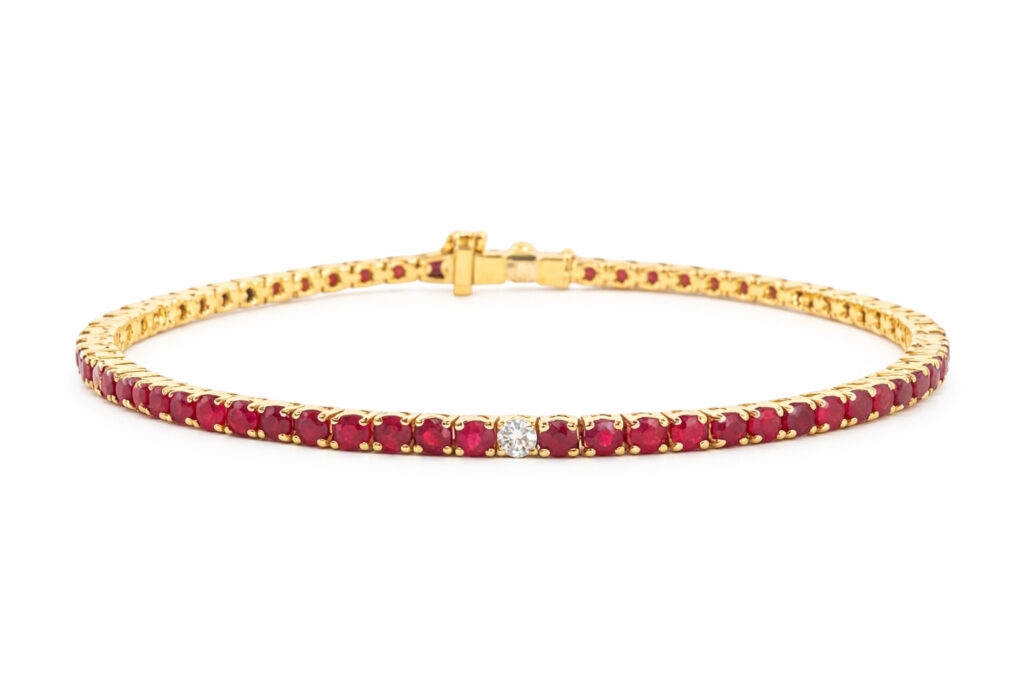 RIVER OF RUBIES BRACELET — Bracelet | Eterna Jewels Austin TX