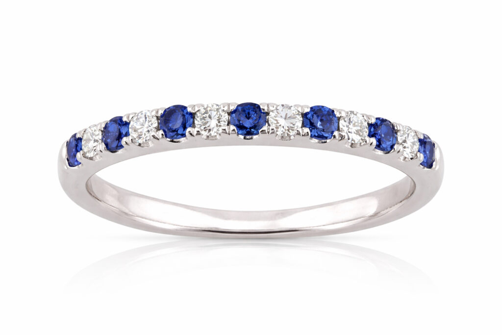 SAPPHIRE DUET BAND RING — Ring | Eterna Jewels Austin TX