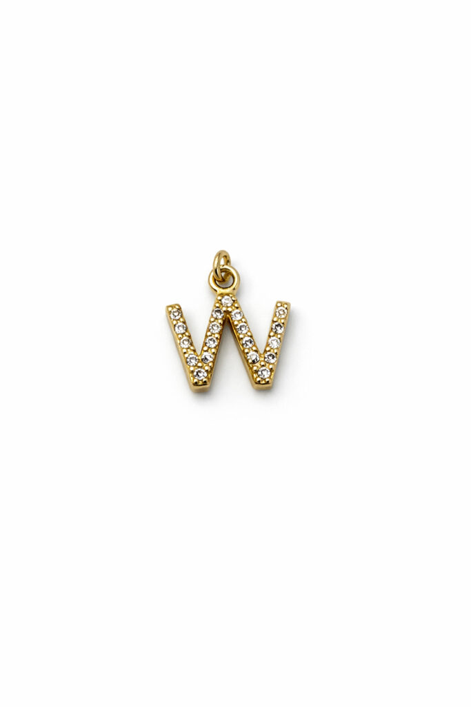 LETTER "W" CHARM 10145 — Permanent Jewelry Accessories | Eterna Jewels Austin TX