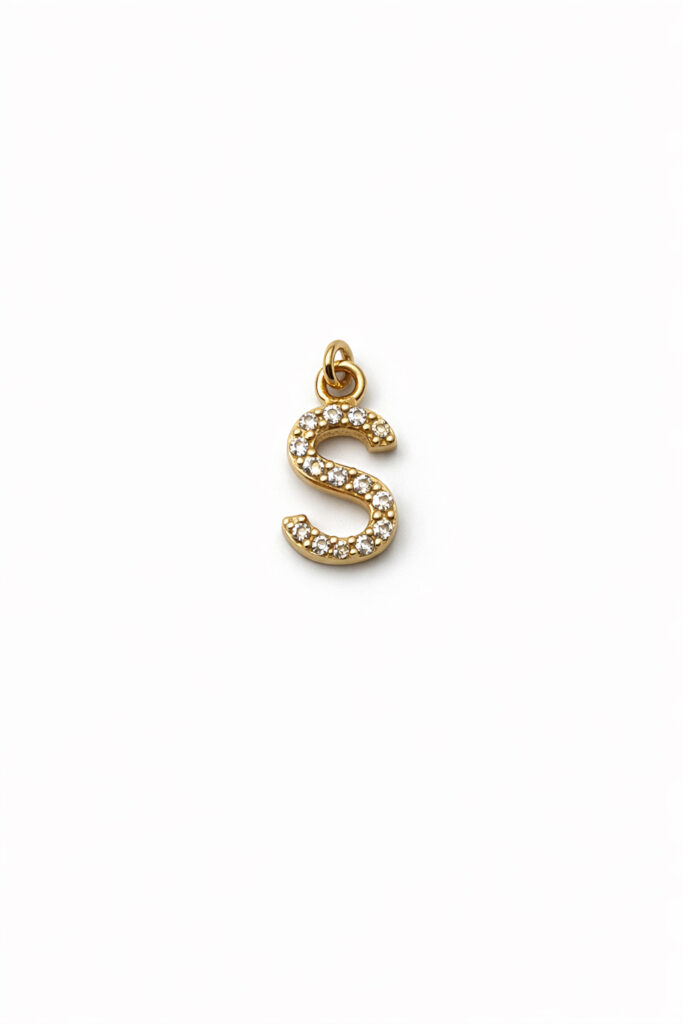 LETTER "S" CHARM 10136 — Permanent Jewelry Accessories | Eterna Jewels Austin TX