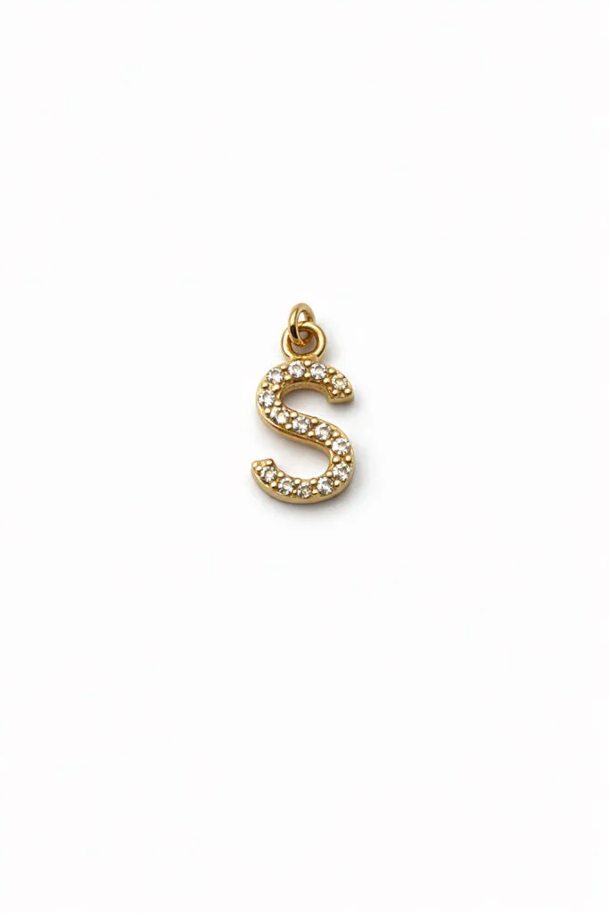 LETTER "S" CHARM 10136 — Permanent Jewelry Accessories | Eterna Jewels Austin TX