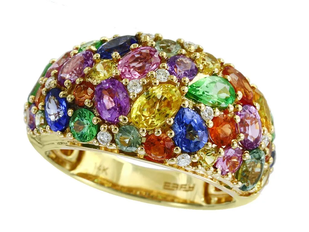 MULTI SAPPHIRE RING — Ring | Eterna Jewels Austin TX