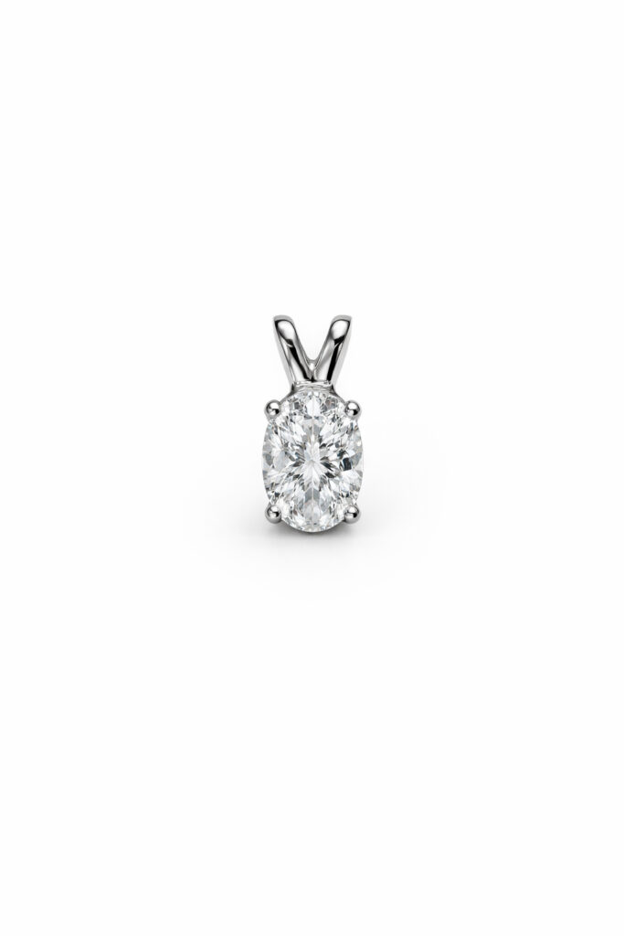 OVAL CUT BRILLIANCE PENDANT — Pendant | Eterna Jewels Austin TX