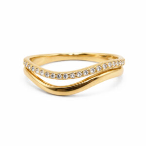 TWIN ARCH SILHOUETTE RING BAND — Ring | Eterna Jewels Austin TX