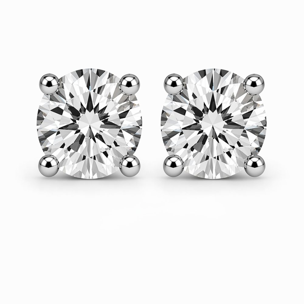 GLOW ROUND STUDS — Earrings | Eterna Jewels Austin TX