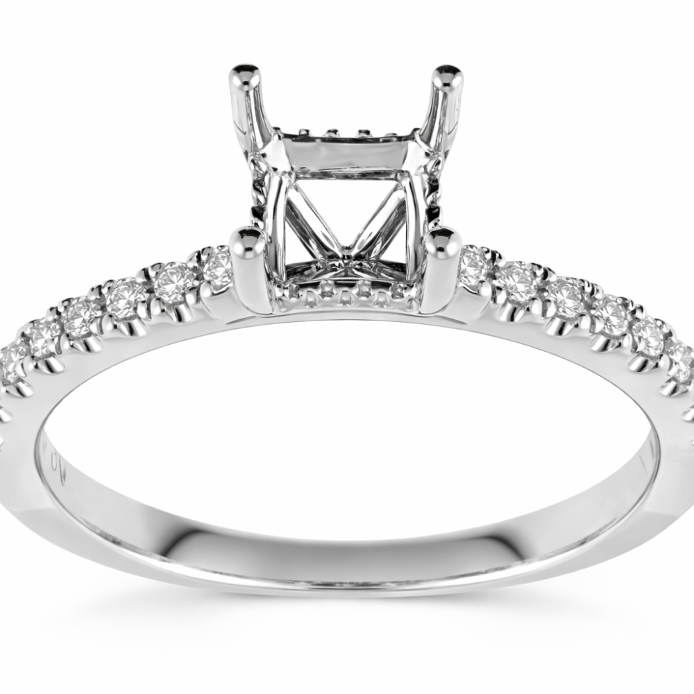 RING RADIANT CUT PRONG HEAD — Ring | Eterna Jewels Austin TX