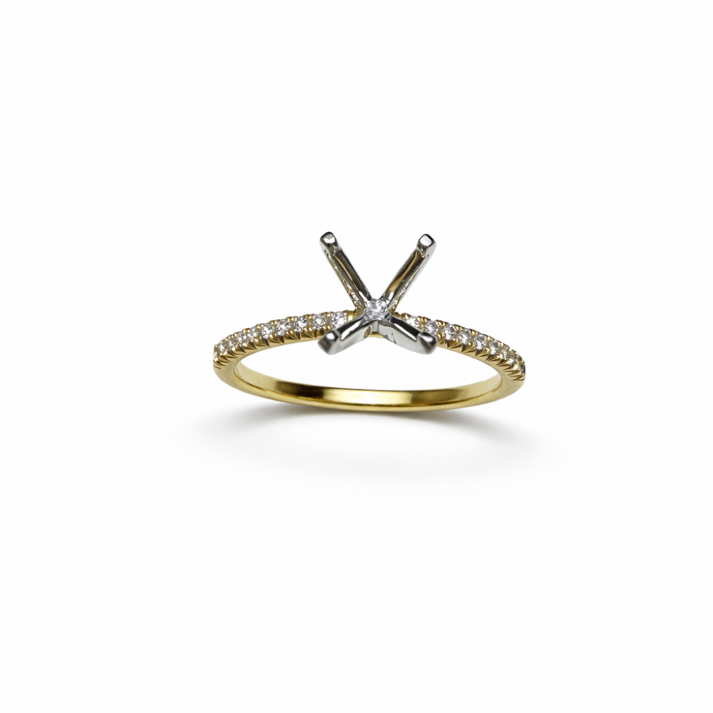 ORLUNE PRONG HEAD RING — Ring | Eterna Jewels Austin TX