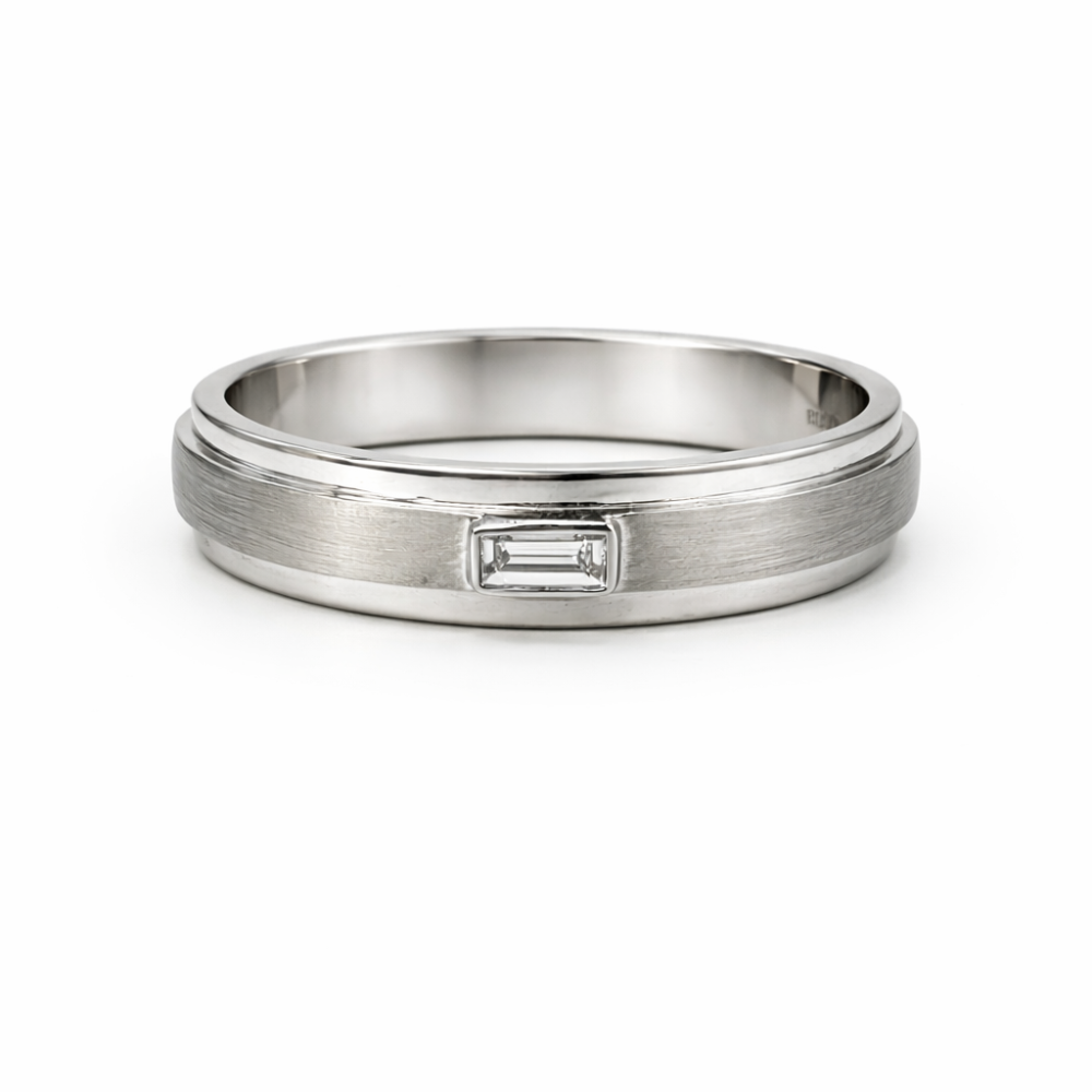 CORE BAGUETTE WG BAND — Ring | Eterna Jewels Austin TX