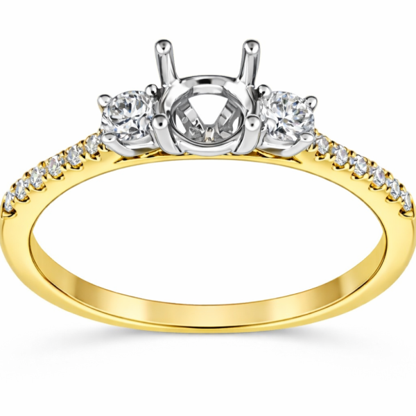 ROUND CUT PRONG HEAD RING — Ring | Eterna Jewels Austin TX