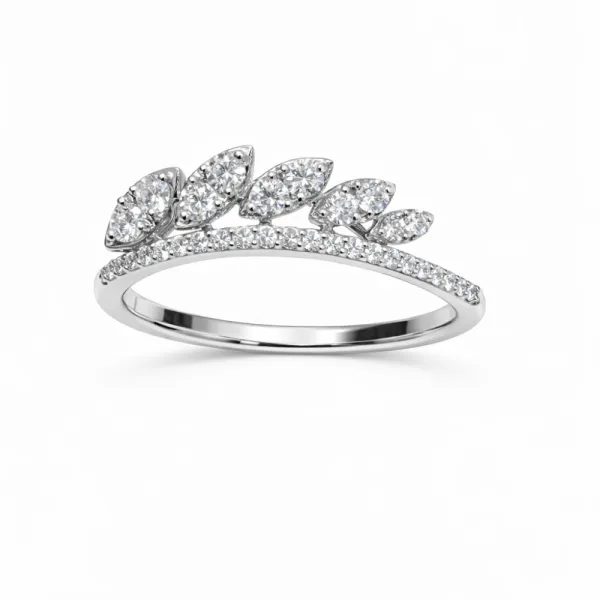 LEAF DIAMOND RING — Ring | Eterna Jewels Austin TX