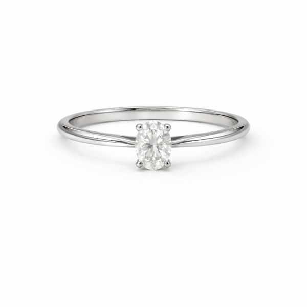 CLASSIC OVAL SOLITAIRE — Ring | Eterna Jewels Austin TX