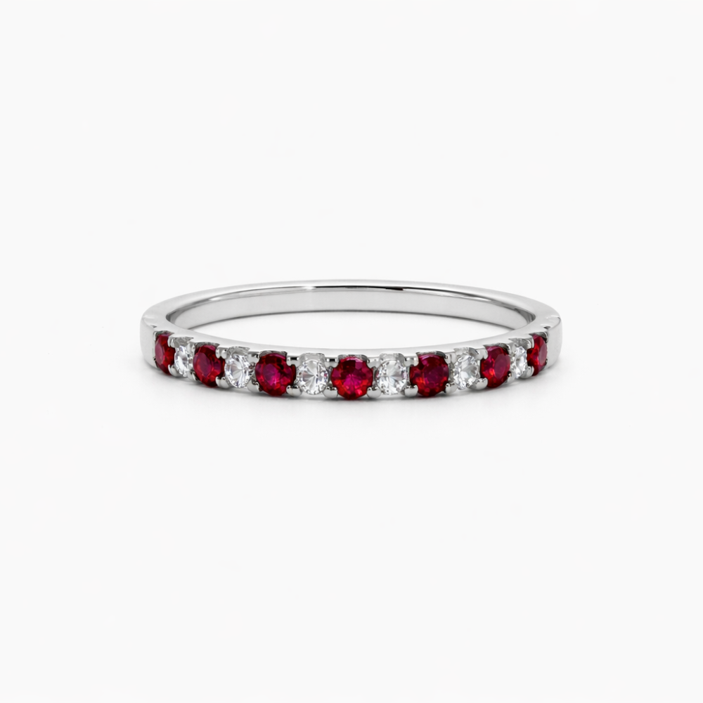 RUBY LUXORA BAND RING — Ring | Eterna Jewels Austin TX