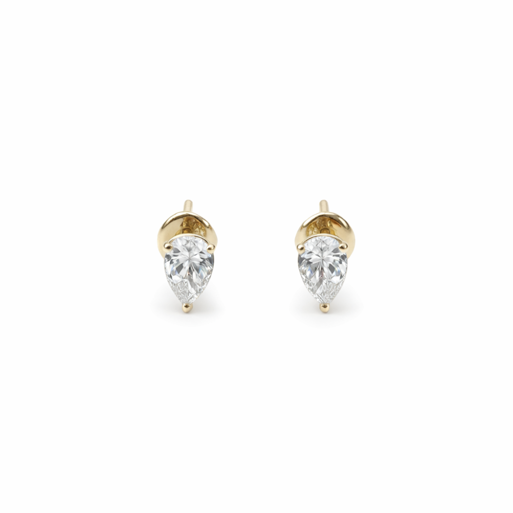 LUX PEAR STUDS — Earrings | Eterna Jewels Austin TX
