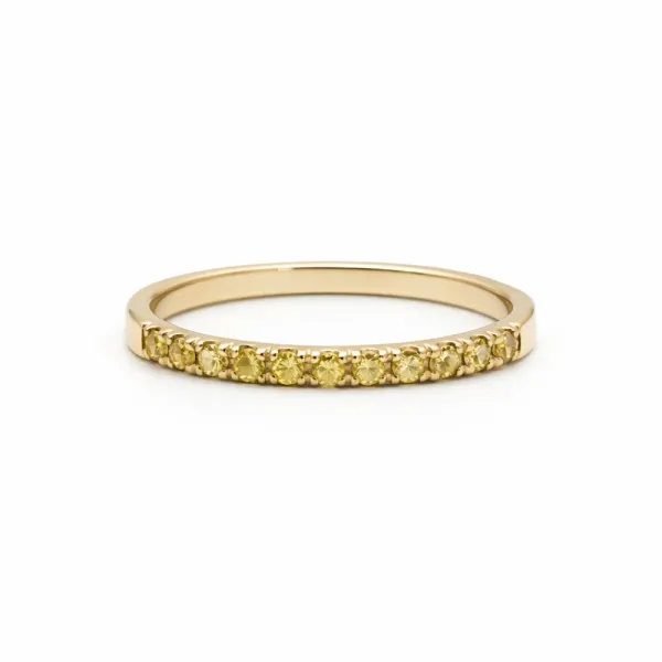 AMBER LIGHT BAND RING — Ring | Eterna Jewels Austin TX