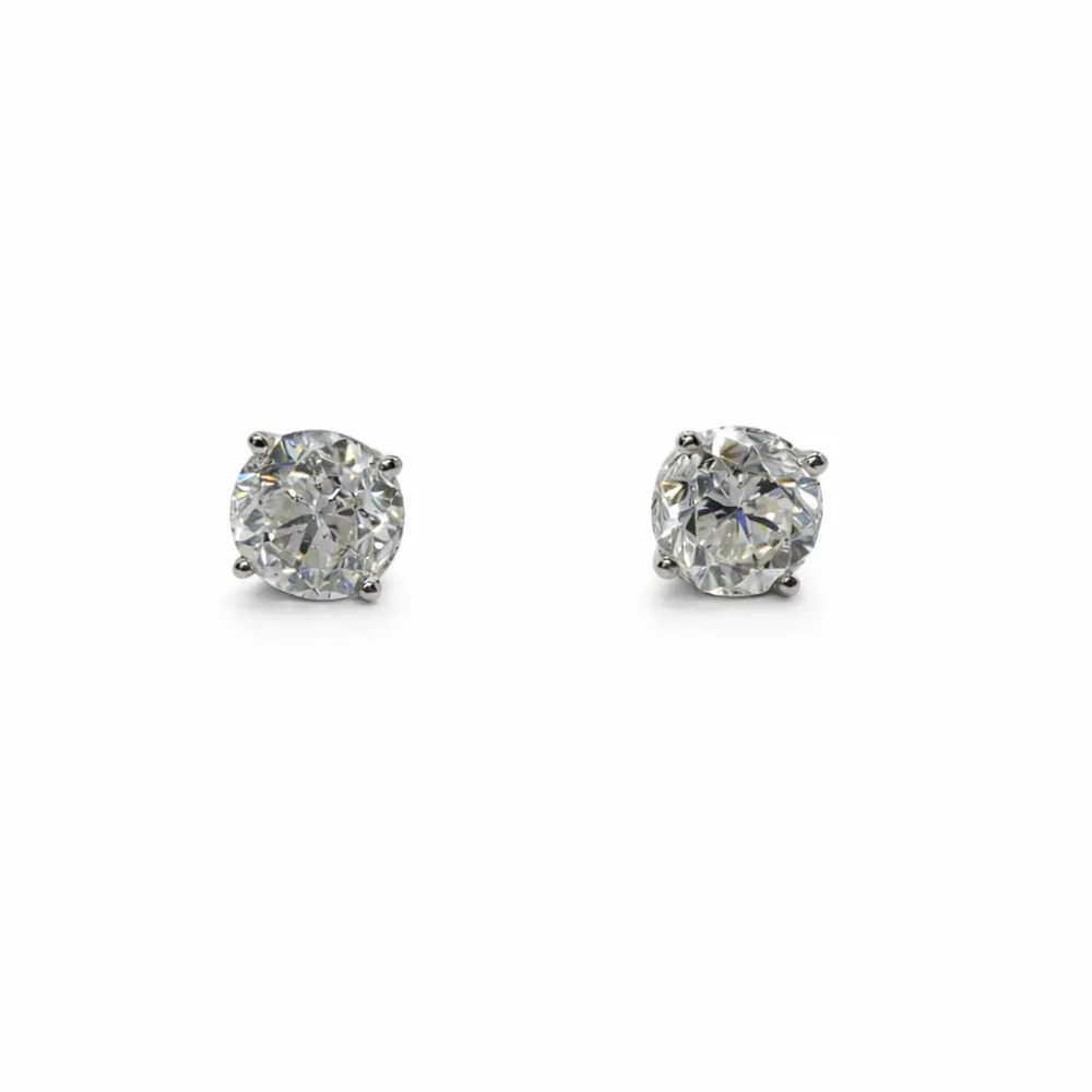 VELA ROUND STUDS — Earrings | Eterna Jewels Austin TX