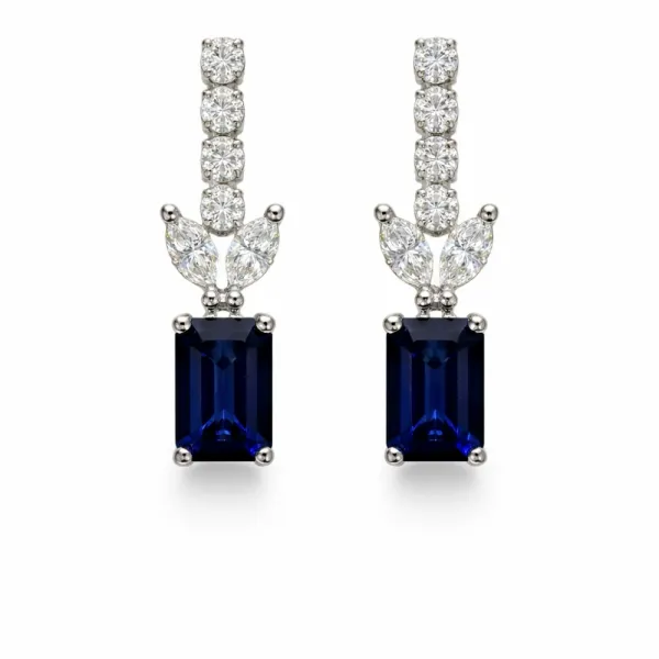 ASTRA NOIR SAPPHIRE EARRINGS — Earrings | Eterna Jewels Austin TX