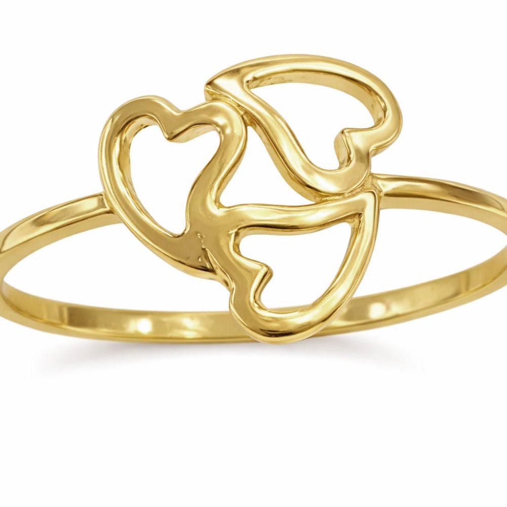 TRIPLE HEART RING 10055 — Ring | Eterna Jewels Austin TX