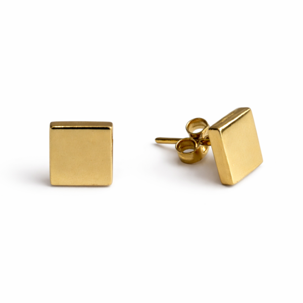 SQUARE STUD 10090 — Earrings | Eterna Jewels Austin TX