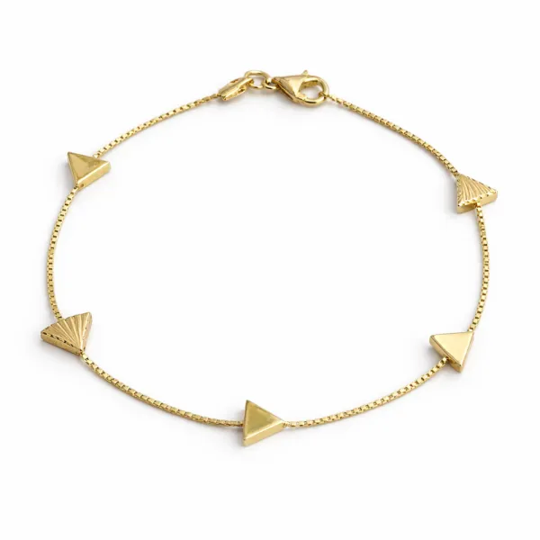 TRIANGLE BRACELET 10125 — Bracelet | Eterna Jewels Austin TX