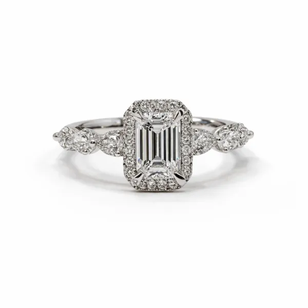 PRESTIGE EMERALD ENGAGEMENT RING — Ring | Eterna Jewels Austin TX