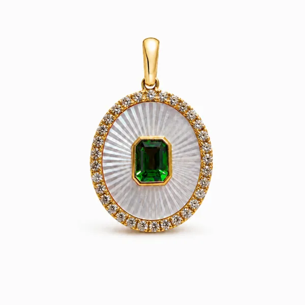 TSAVORITE RADIANCE PENDANT — Pendant | Eterna Jewels Austin TX