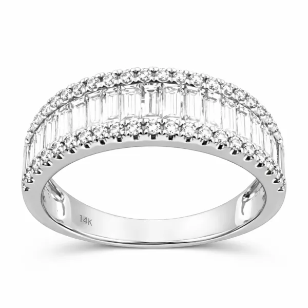 CROWNLINE BAGUETTE BAND RING — Ring | Eterna Jewels Austin TX